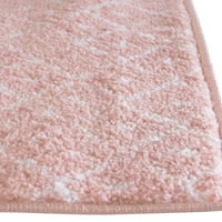 Уникален стан Maeve Paxon Trellis килим, правоъгълник, 7 '1 10' 0 розово розово модерно дърво хол дневна стая трапезария