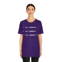 Забавна риза за програмиране, подарък за програмист, без коментар HTML CSS тениска