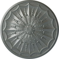 Екена мелница 1 8 од 5 8 п Артис таван медальон, Ръчно рисувана Платина
