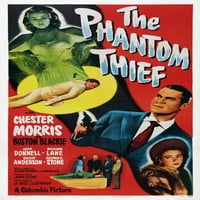 The Phantom Thief Us Art Art Art Left: Dusty Anderson; Вдясно: Честър Морис Джеф Донъл Филмов плакат Masterprint