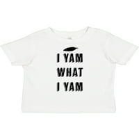 Мастически Деня на благодарността i yam какво ям забавно подарък за малко дете или тениска за момиче