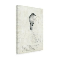 Марка изобразително изкуство 'птицата е сладка' платно изкуство по тип