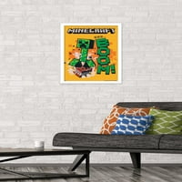 Minecraft - Плакат за стена Creeper Boom, 14.725 22.375