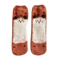 Меки чорапи за жени двойки женски ежедневни чорапи за животни печат памук