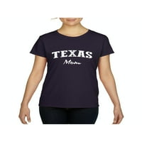 MMF - Кратка ръкав за женски тениска, до женски размер 3XL - Тексаска мама