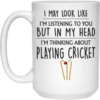 Подарък за крикет, чаша за крикет, забавни подаръци за крикет за мъже, него, съпруг, гадже, татко, подаръци за крикет, подарък за крикет, игра на крикет 15oz
