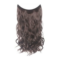 jsaierl къдрава коса дълга перука риболовна линия с висока температура на тел за удължаване на косата