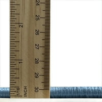Ahgly Company вътрешен правоъгълник медальон сини традиционни килими, 2 '5'