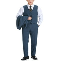 Мъжки костюми редовно годни 3-парче карирана рокля костюм За Мъже нетактичност жилетка панталони комплект