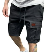 Dqueduo товарни панталони за мъже ежедневни спортни панталони се приспособяват на джоги джобе