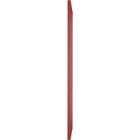 Екена Милуърк 12 в 58 з вярно Фит ПВЦ хоризонтална ламела рамкирани модерен стил фиксирани монтажни щори, огън червено