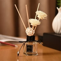 Miyuadkai Aromatherapy Stick Reed Diffusers с естествени пръчици, стъклена бутилка и ароматизирано масло 50ml
