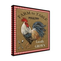 Търговска марка изобразително изкуство 'ферма до Маса 1' платно изкуство от Жан Плут