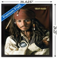 Пирати на Дисни: Черна перла - Портретен плакат на Джони Деп Портрет, 22.375 34