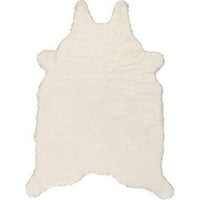 Бяло Декоративно одеяло за хвърляне 50х60