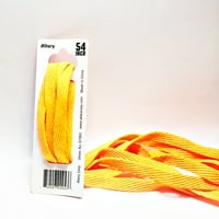 Аларни цветни дантели, плоски атлетични връзки за обувки, портокал