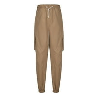 Hoksml товарни панталони за мъже солидни ежедневни джобове на открито фитнес панталони Панталони панталони панталони
