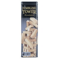 48-парче дърво разбиване кула, подреждане игра за деца и възрастни възрасти и нагоре