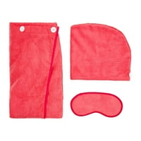 Луксозна спа мека хавлиена кърпа и Подаръчен комплект за маска за очи