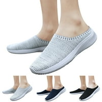 DMQUPV модни обувки за маратонки за мъже мода проста солидна мрежа дишаща удобна и лека мъжка маратонка Technoletsportshoe черно 10,5
