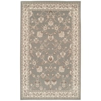 Превъзходен Кингфийлд традиционен Цветен вътрешен килим, 5' х8', шисти