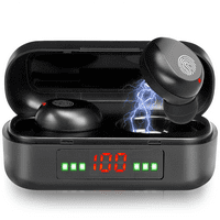 Безжични слушалки Bluetooth 5. Слушалки с цифров светодиоден дисплей зареждане Стерео мини за слушалки в слушалки за уши водоустойчиви за Xiaomi Poco F GT