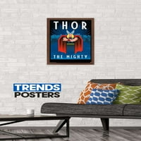 Marvel Comics - Thor - Art Deco Wall Poster, 14.725 22.375