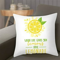 Лимон летен домашен диван Корица Декоративна възглавница за възглавница