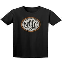 Избледнели Ню Йорк лого тениска Мъже-изображение от Шатърсток, Мъжки х-голям