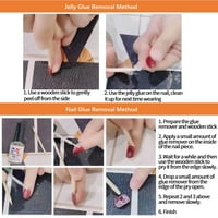 Feildoo Multi-Color Press On Nails Fake Nails Full Cover Acrylic Cute False Nails for Women and Girls, JM размер