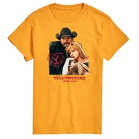 Йелоустоун - RIP и Beth Montana Valentine - Графична тениска с къси ръкави за мъже