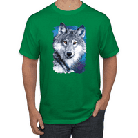 Големи езера Вълкът любител на животни графична тениска