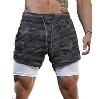 Мъжки еластични талии за джогинг шорти за фитнес тренировки къси панталони фитнес къси панталони