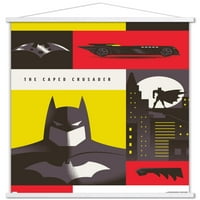 Warner 100th Anniversary - Batman Wall Poster с магнитна рамка, 22.375 34