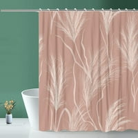 Популярна сладка флорална завеса за душ сладък флорален дизайн водоустойчив модерен плат комплекти водоустойчива тъкан зимен душ завеса