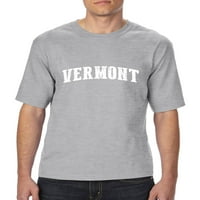 Арт-голяма мъжка тениска, до висок размер 3ХЛТ-Върмонт