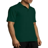 Hanes Men's X-Temp с късо ръкав Pique Polo риза