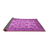 Ahgly Company Indoor Rectangle Персийски лилави традиционни килими, 4 '6'