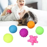Текстурирана играчка, бебешка сензорна мека забавна преносима за малко дете за домашно многоцветно
