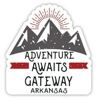 Gateway Arkansas Souvenir Vinyl Decal Sticker Adventure очаква дизайн