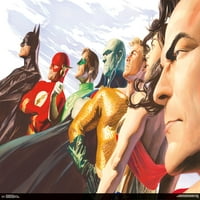 Comics - Justice League - Ale Ross - Портретен плакат за стена, 22.375 34