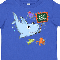 Мастически учителска акула с училище за подарък за риба за риба или тениска за момиче