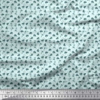 Soimoi памучна патица тъкани детелина листа от отпечатъци от плат по двор