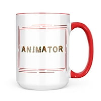 Neonblond Animator Modern 3D дизайнерски писма халба подарък за любители на чай за кафе