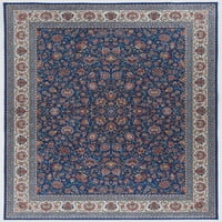 Linon Home DÃ © Cor Emerald Collection Rug Collection, Blue and Ivory, 5 '7'