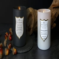 Манли снизхождение Пало Санто ароматизирани буркан свещ - колекция подпис-Оз-Хр горят