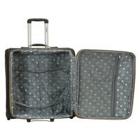 Rockland Baggage Varsity 4 части Softside Разширяващ се багажен комплект F120