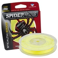 Spiderwire Stealth® Superline, Hi-Vis Yellow, 15lb