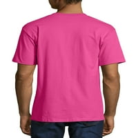 Тениска с късо ръкав на Hanes Men's и Big Men Beefy-T Crew, до 6xl