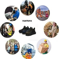Обувки за безопасност Мъже Жени стоманени обувки за пръсти Дишащи и анти-сблъсък неразрушими Работни обувки строителни композитни обувки за пръсти